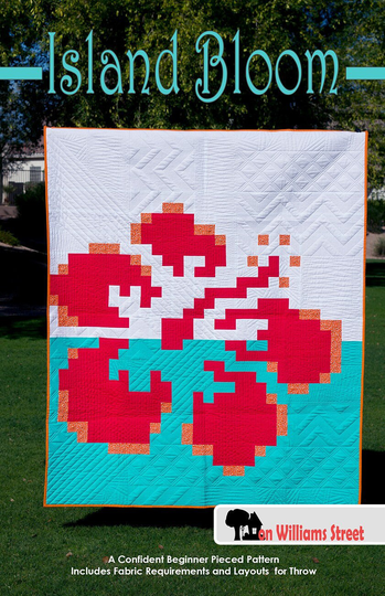 Island Bloom Quilt Quilting Pattern From On Williams Street Brand New, Please See Description & Pictures For More Information