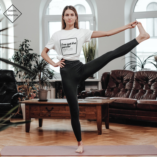 I've Got The Power T-Shirt | Organic Cotton Buddhist T-Shirt Sustainable Yoga Top Meditation Women's