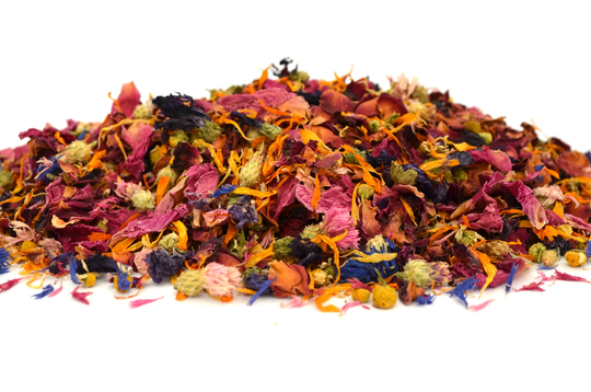 Wedding Confetti, Summer, 1 Litre, Dry Petals, Biodegradable Natural Petal Dried Flowers, Flower Girl Basket