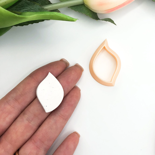 Clay Cutter Leaf Organic Sharp Edge Jewellery Makers Polymer Tools UK Spring Shape
