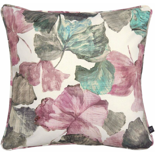 Prestigious Textiles - Hanalei Leaf Print Cushion Cover (One Size) (Hibiscus Red) - Hibiscus Red