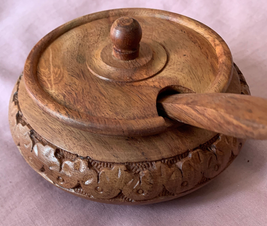 Aiya Rosewood Floral Powder Keg Set