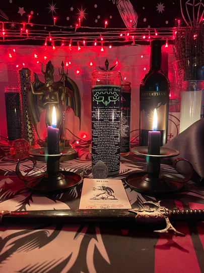 Belial Invocation Candle - Lord Of The Earth | Fixed