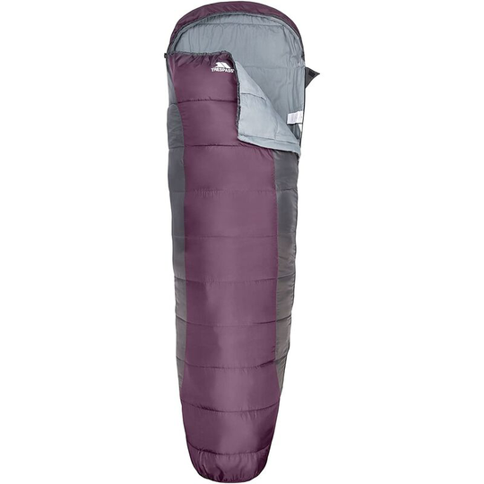 Siesta 2 Season Water Repellent Sleeping Bag (One Size) (Blackcurrant) - Blackcurrant - Trespass