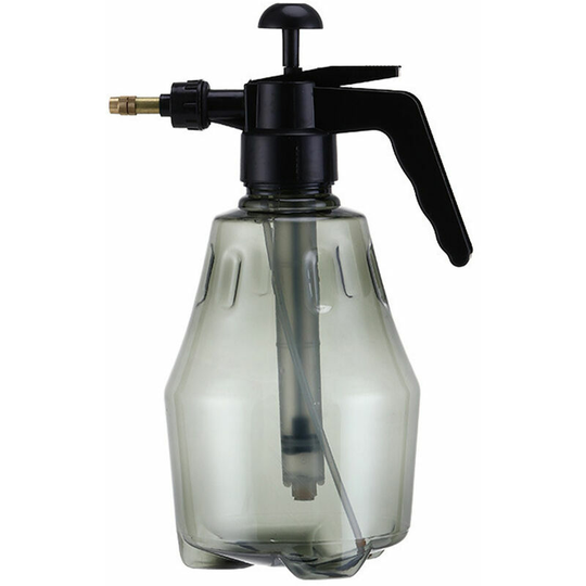 1.5L Spray Bottle Square Pressure Watering Can Outdoor Indoor Plant Mister Handheld Spray Bottles for Garden Plants Cleaning Solutions Gray