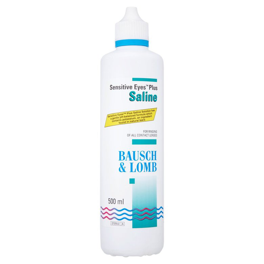 Bausch & Lomb Saline Sensitive Eyes 500M 500 Ml
