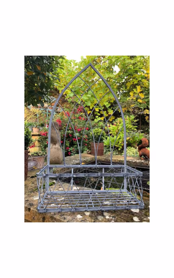 Gothic Wall Basket Planter