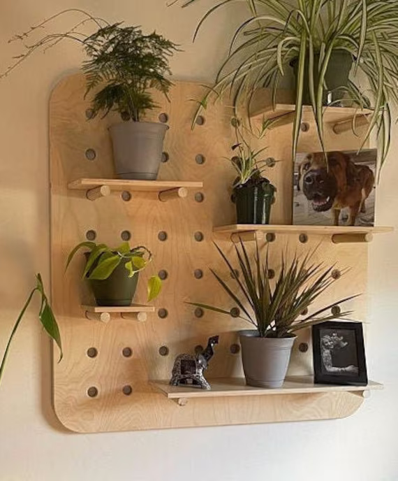 Large Hole Pegboard Organizer - Multiple Sizes