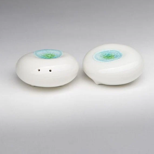 Salt & Pepper Shaker Set - Dimples | Tableware Housewarming Award Winning Handmade