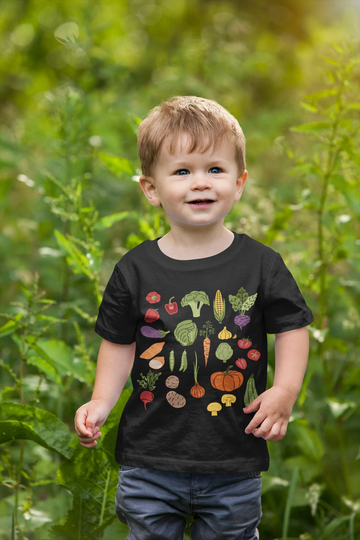 Vegetable Shirt Toddler Tee Baby Girl Boy Tshirt Vegetarian Vegan T Garden Plant Lover Gift Cottagecore Clothes Veggie Beet