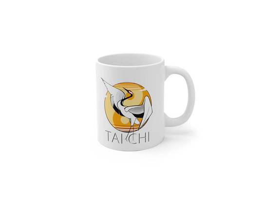 Ta Chi Yin Yang Mug, Stylish Tai Cup, Chinese Martial Art, Qi Kung Meditation