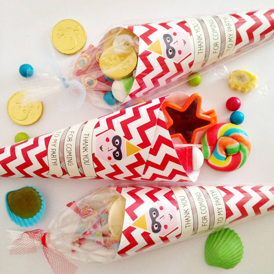 Pre Filled Thank You Party Cone