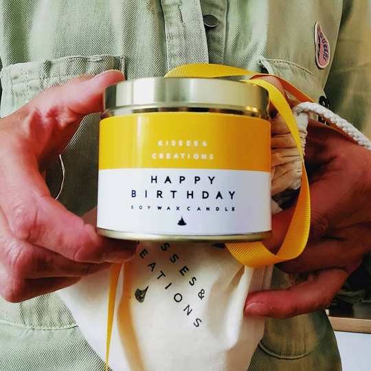 'Say It A With Candle' Personalised Greetings Candle