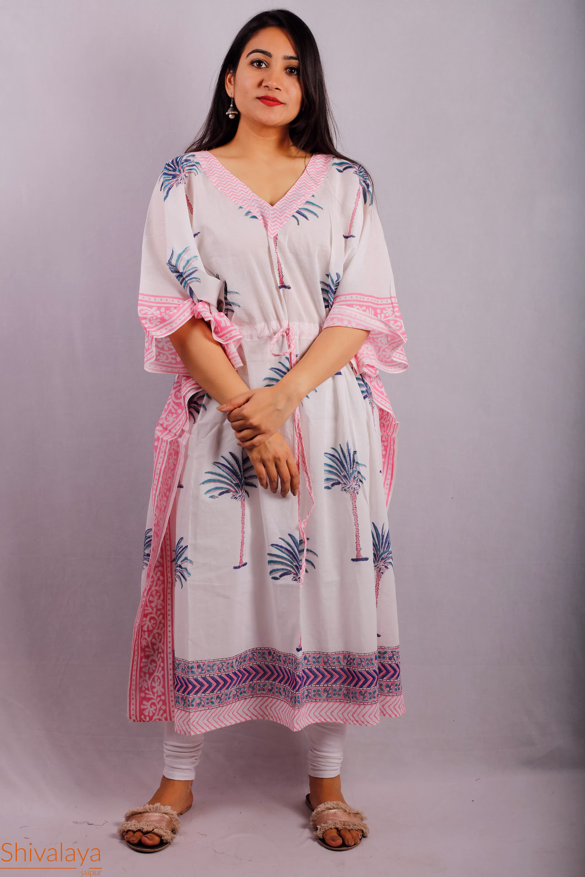 Block Print Kaftan, Cotton Organic Kaftans, Resort Wear, Maxi Dress, Sleepwear, Gifts For Her, Beach Lounge Kaftan