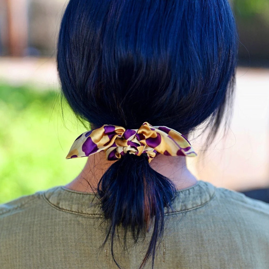 Powder Set Of Two Leopard Print Scrunchies