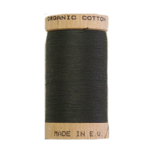 Scanfil Organic Thread 100 Metre Spool - Charcoal 4833 100% Cotton
