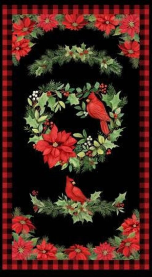 Season Of Heart 39698-937 Multi Season Heart Panel By Susan Winget For Wilmington Prints