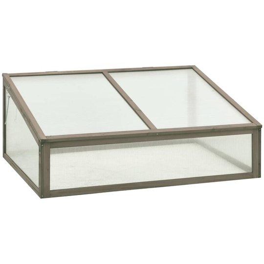 Vidaxl - Greenhouse 100x65x40 cm Firwood Brown