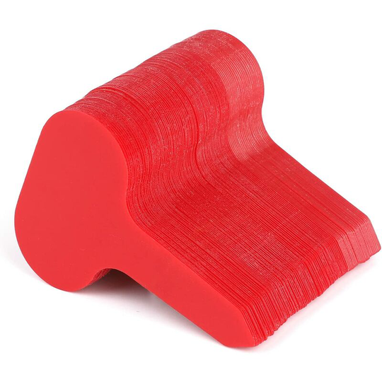 100 Pcs T-Type Plant Labels Red Garden Labels Tags Plastic Plant Markers for Herb 5 x 7 cm - Litzee