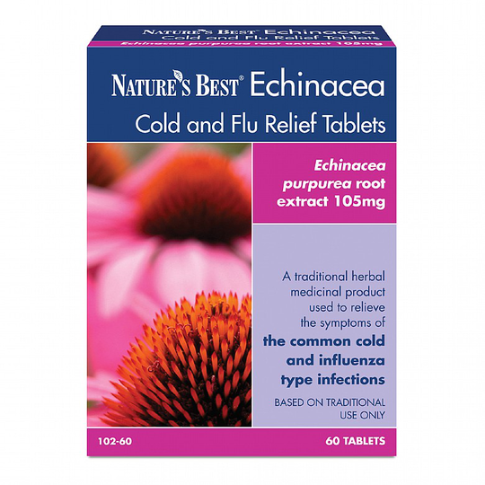 Echinacea Cold And Flu Relief 60 Tablets