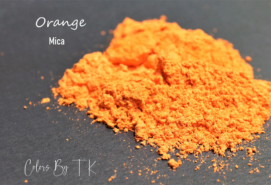 Orange Pigment Powder Vegan For Resin, Nail Polish, Make Up, Slime, Freshies, Candle Making, Soap Making