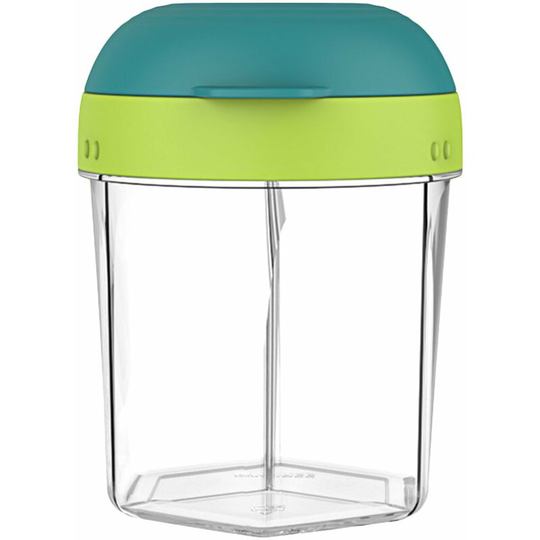 3 Grid Milk Powder Storage Box Powder Formula Dispenser with 3 Compartment Portable Rotary Milk Powder Box Food Storage Containers for Travel Outdoor