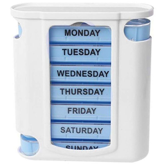 Superseller - 7 Day Week Pill Box Organizer Tablet Holder Medicine Tablet Drug Holder Storage Box Pillbox Case Organizer Container Kit