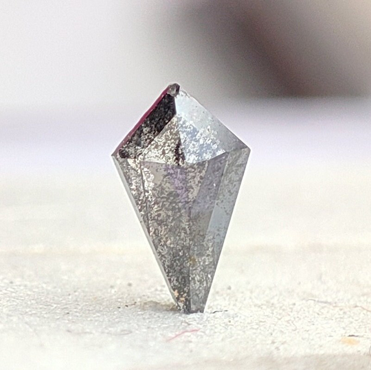 3.2x5.7 Mm Salt Pepper Diamonds Shape Rose Cut Kite, Shape Gemstone Loose Diamond Kites Jewelry Das6807 Dc
