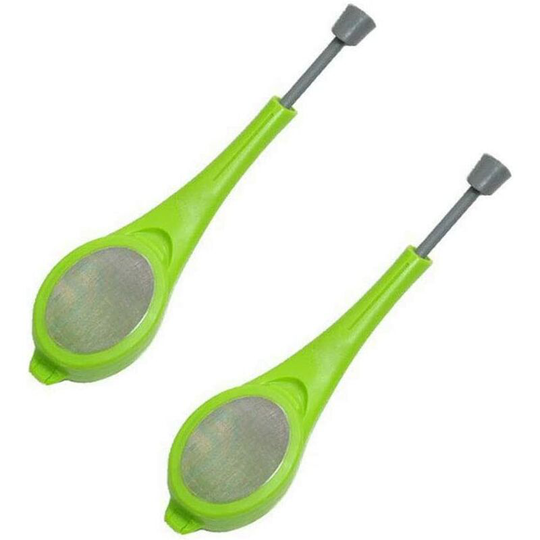 Stainless Steel and Silicone Tea Strainer.The tea filter is suitable for all types of loose tea leaves.
