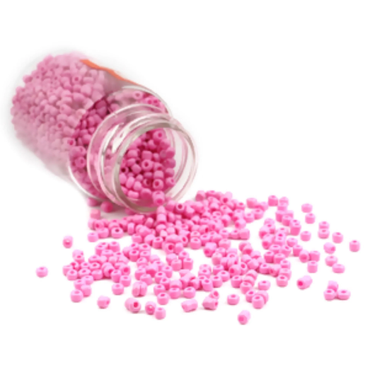 Dark Pink Glass Seed Beads 2mm, 2mm Beads, Jewelry Making Supplies