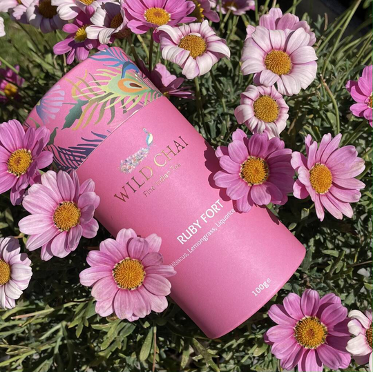 Ruby Fort Hibiscus Tea Gift Tube