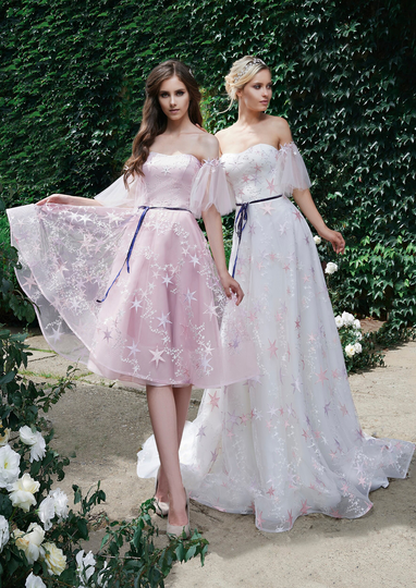 Off Shoulder Floral Split Romantic Dress, Powder Pink Off-Shoulder Evening Gown, Bridesmaid Dresses, Long Prom Dress