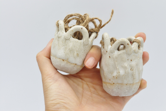 Planter With Hanger, Hanging Pot, Plant, Wall Indoor, Ceramic Wall Planter, Drainage, Air Plant, Christmas Gifts