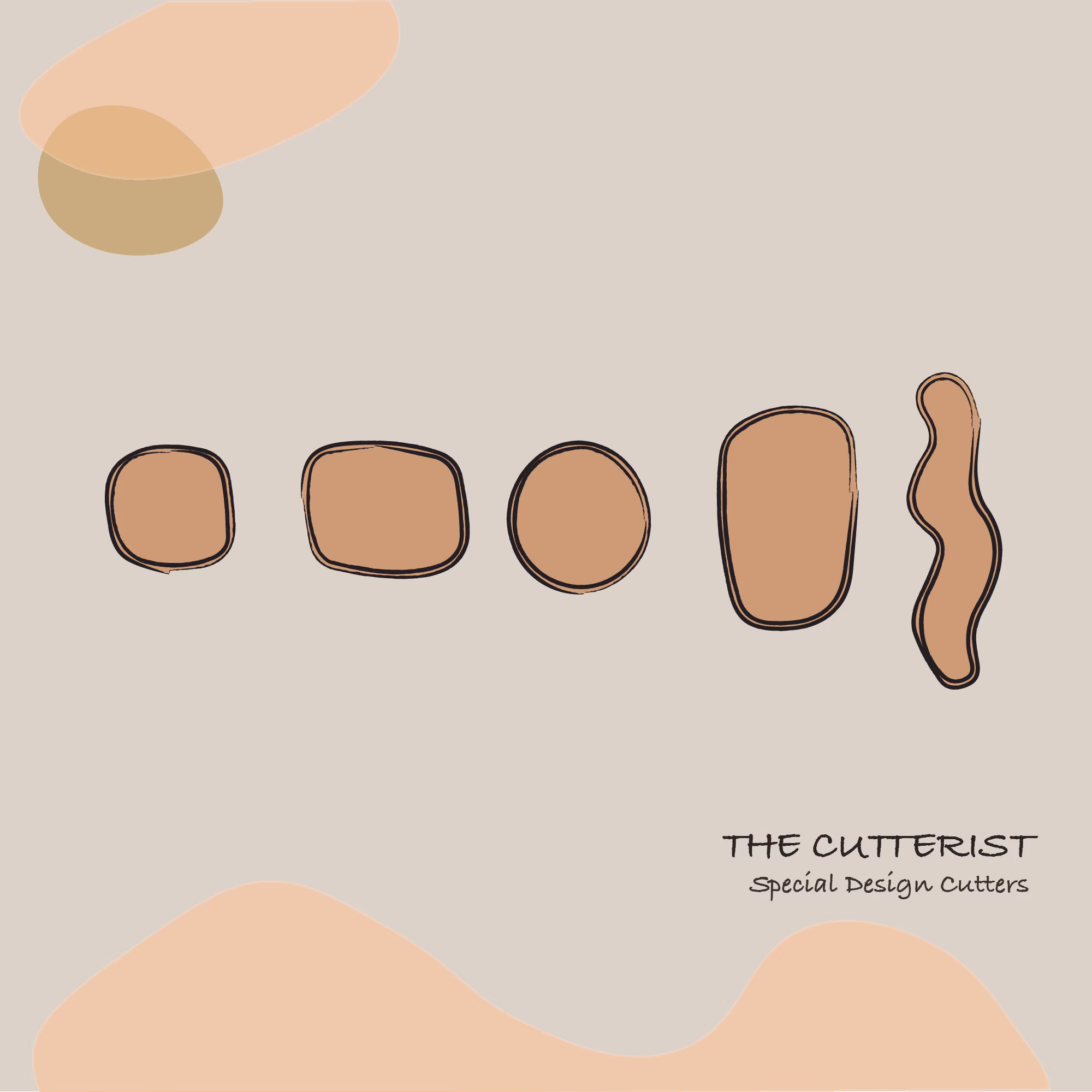 Clay Cutter | Organic Set Shape Polymer Earring Jewellery Cutters