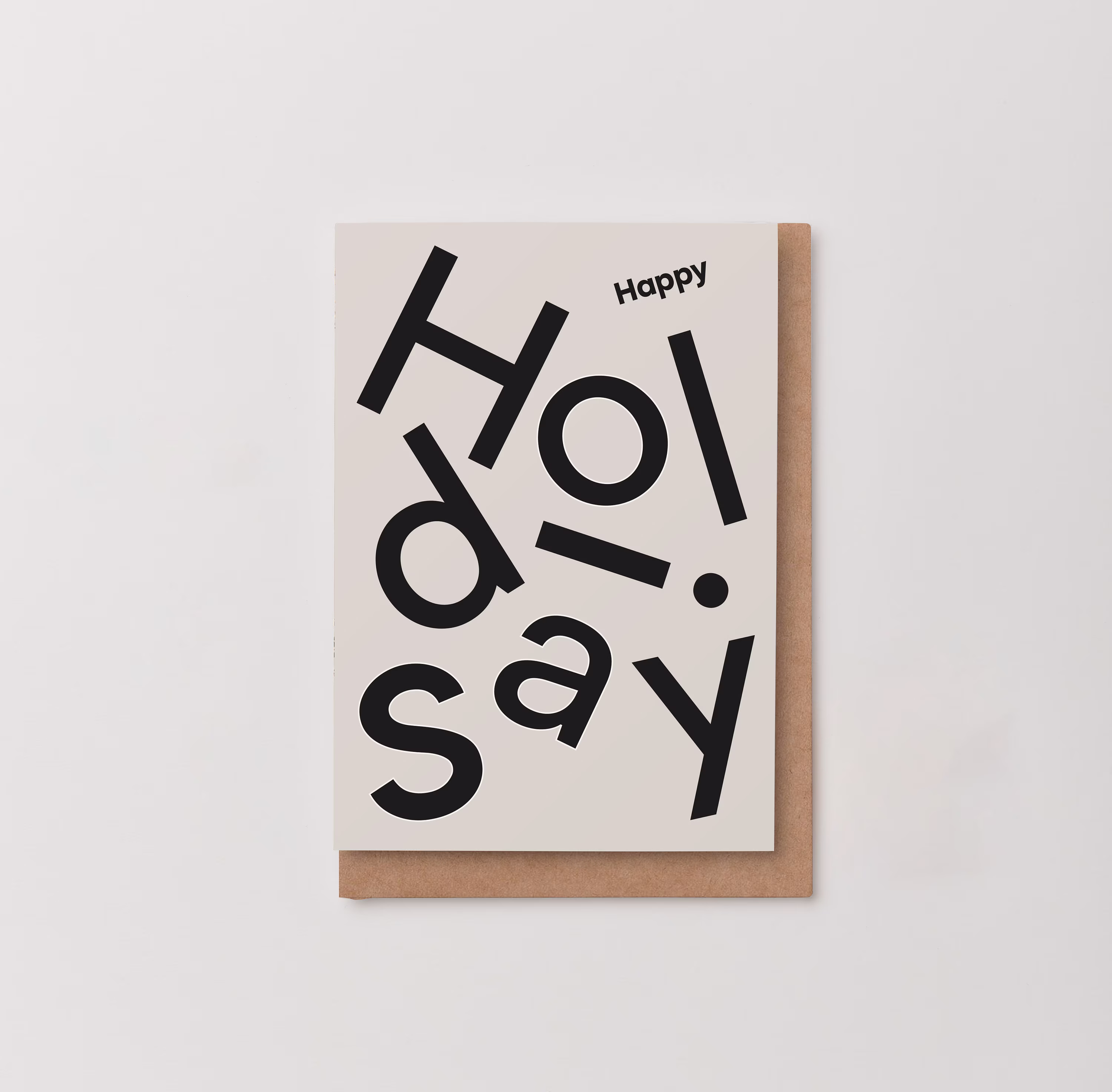 Seasonal Happy Holidays Card