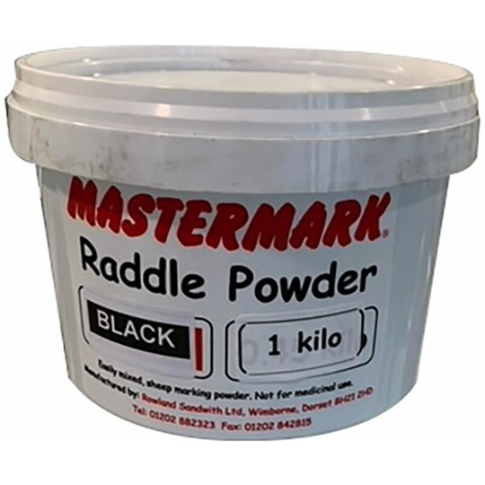 Raddle Powder - Black x 1 Kg - RP001BKL - Trilanco