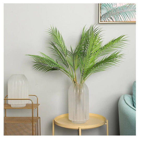 Artificial Palm Branch, Faux Plant Decoration, Artificial Flowers, Branches, Tropical Plants Free Worldwide Delivery