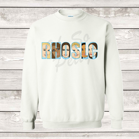 Rhoslc Faces Real Housewives Of Salt Lake City Sweatshirt Whitney Mary Meredith Heather Jen Lisa