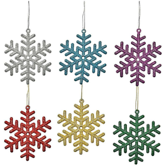 Christmas Decoration Christmas Tree Decoration Christmas Scene Decoration Christmas Powder Snowflake thsin