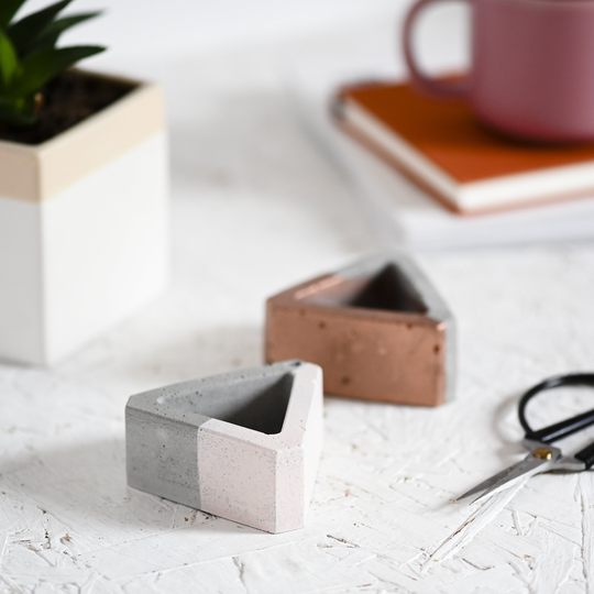 Small Concrete Pot - Jewellery Pot Housewarming Gift Gift For Her Birthday Cactus Planter