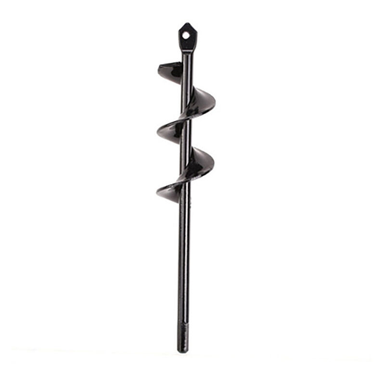 BR-Vie Auger Drill Bit Garden Drill Bit Garden Plant Auger Hole Digger Hex Driver Drill 2-in-1 Set (22 cm)