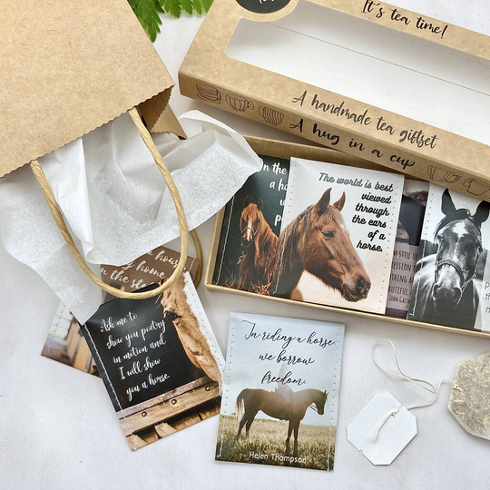 Equestrian Gifts: Horse Riders Tea Gift Set