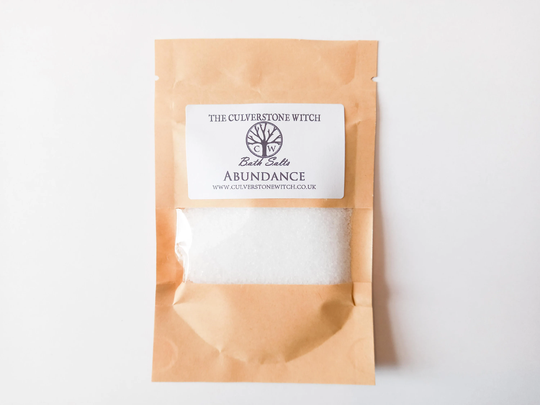 Witch Bath Salts - Abundance Witchcraft Kit , Spell Kit, Starter Beginners Solitary, Hedge, Wicca, Casting, Baby