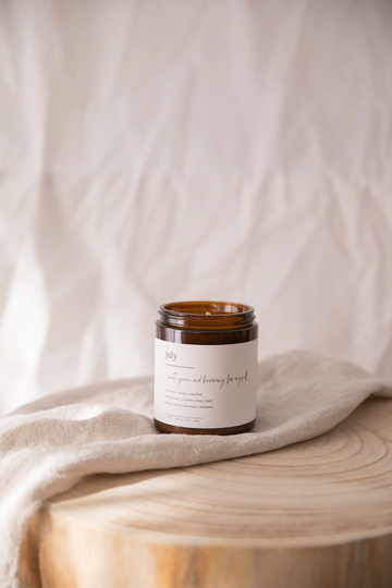 Monthly Affirmation Natural Soy Candle