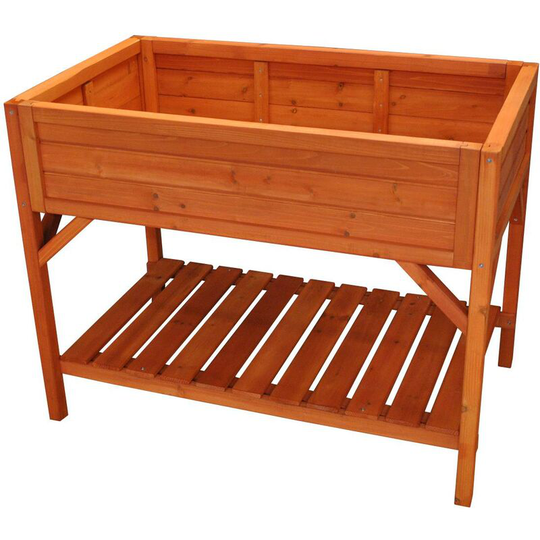 Wooden Raised Herb Planter