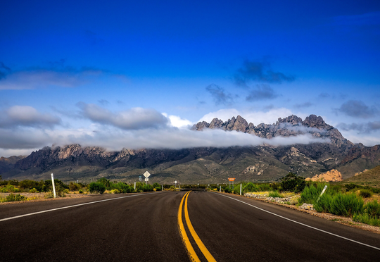 Dripping Springs Road - Organ Mountains Photography Print Las Cruces, New Mexico Wall Decor Art