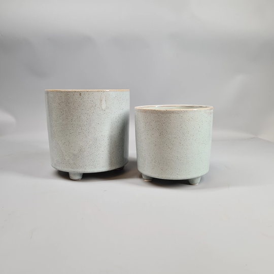 Baby Blue Footed Planter - Holds 11cm & 13cm Pots