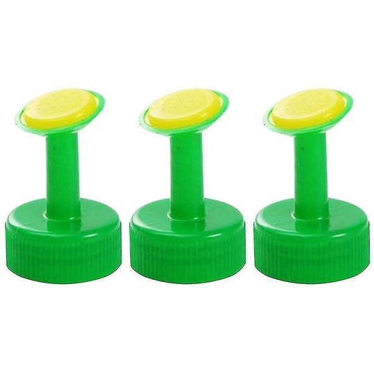 Bottle Top Watering Garden Plant Sprinkler, Seedling Irrigation Equipment(3 Pieces, Green)