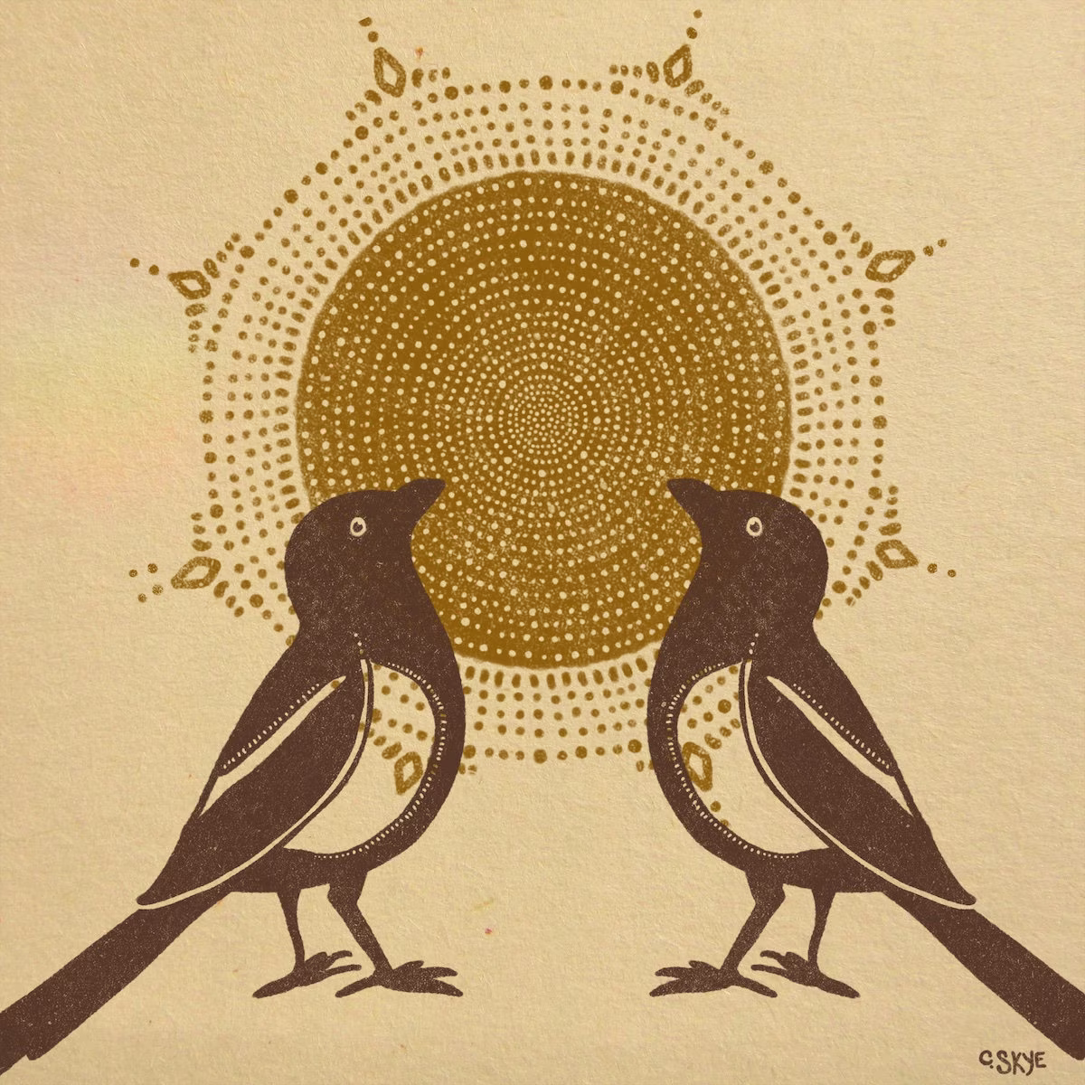 Magpie Medicine - Open Edition Art Print Animal Spirit Guide Bird Art