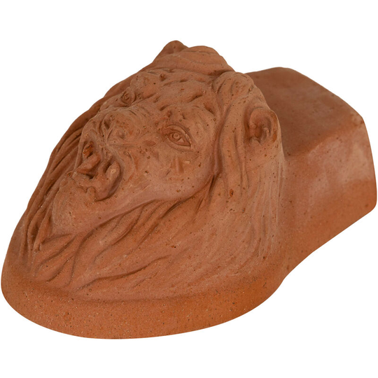 Set of 8 "LION'S HEAD"potting feet ,potholders for vases, pots and planters, pitchers, basin, outdoor, in Tuscan Terracotta